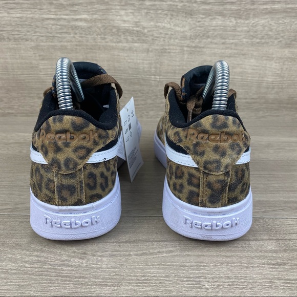 Reebok Club C Leopard Women's White Shoes - Picture 4 of 7